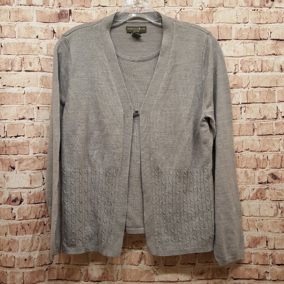 Mountain Lake Petite 1 Piece Sweater Cardigan Size Large - Picture 1 of 7